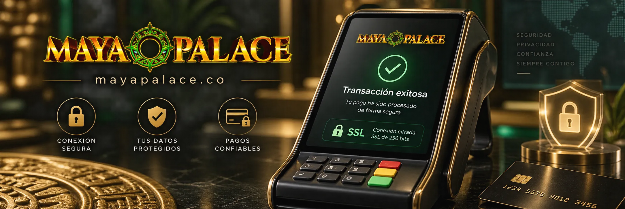 Confirmación de transacción encriptada y resguardo de datos en casino en línea