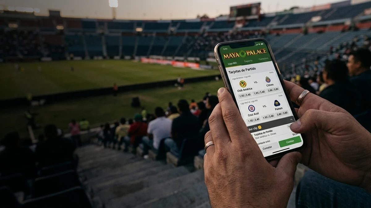 Partido y apuestas en móvil