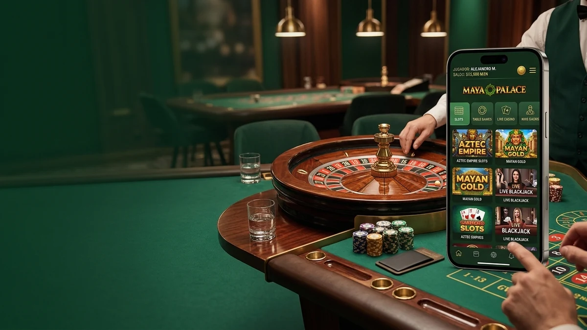 Mesa de casino en vivo