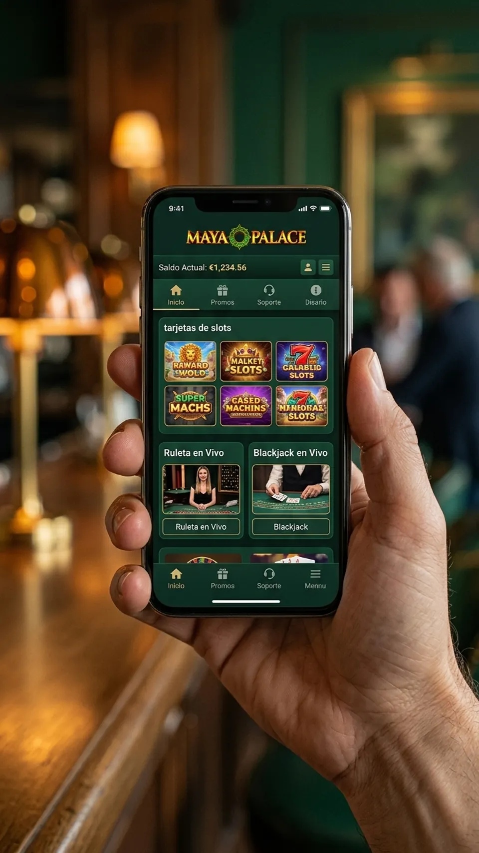 Juegos de casino en móvil